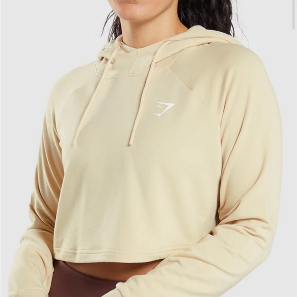 Gymshark Tops - Women's Cream Hoodie by Gymshark